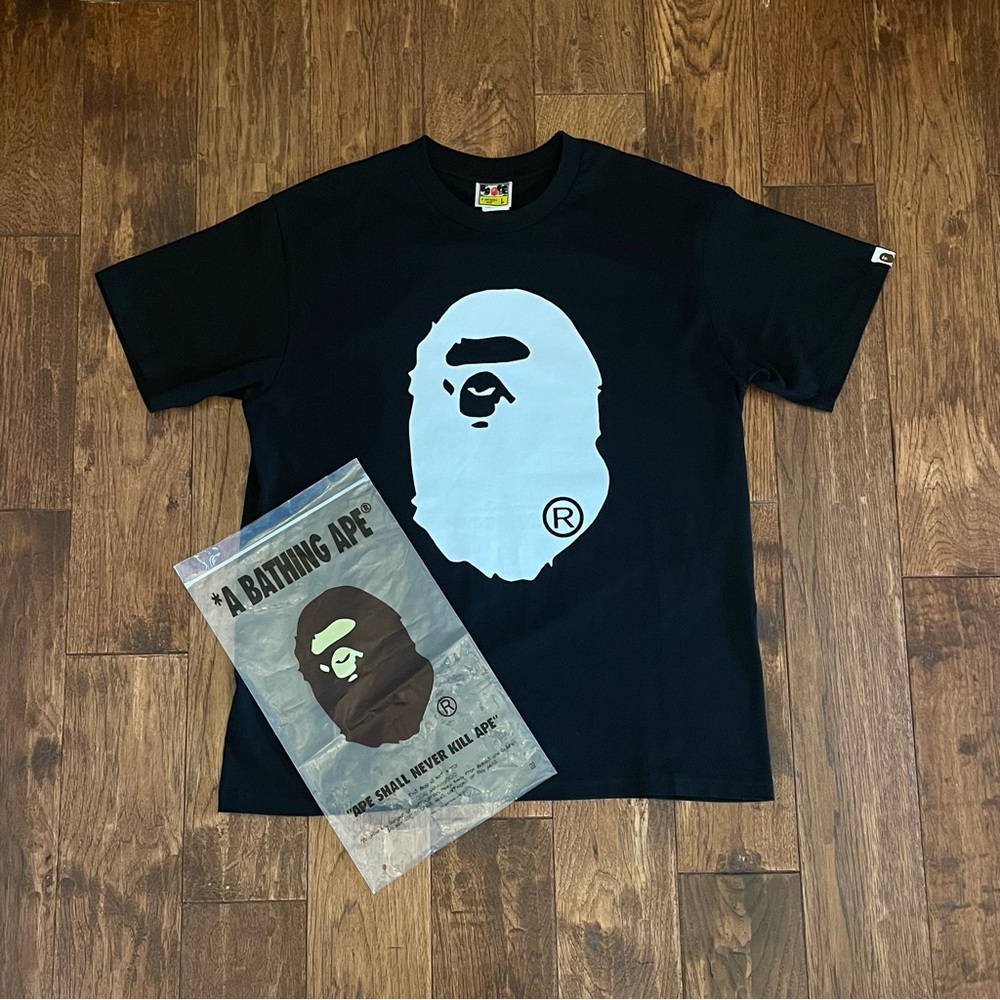 A Bathing Ape Black Graphic T-Shirt